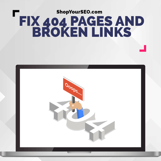 Fix 404 pages & Broken Links